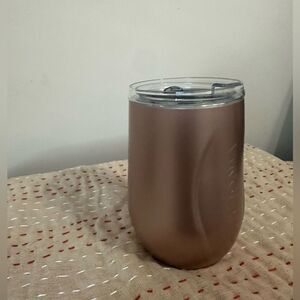 New-VINGLACE Wine Glass Lined Stainless Steel Insulated Stemless